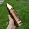 Bullet Shape Thermos 500 ml flaskor Isoleringskoppar Rostfritt stål Vakuum Vattenflaska Militär Missil Cup Coffee Mug DHL3087361