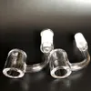 4mm dikke platte top quartz banger domeloze quartz spijker 10mm 14mm 18mm mannelijke vrouwelijke 45/90 graden 100% echte quartz banger nagels Gratis verzending