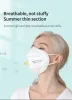 ABD hisse senedi !! KN95 Maske Fabrikası 95% Filtre Renkli Tek Kullanımlık Aktif Karbon Solunum Solunum Maskesi 5 Katmanlı Tasarımcı Yüz Maskeleri Bireysel Paket Toptan C0119