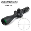 Schmidt Bender 3-15x44 FFP New Hight Quality Tactical Hunting Riflescope Vidro Gravado Retículo Anti-choque Scope Iluminado