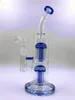 hookahs double chamber with arm tree perc diffuser glass bongs 14mm joint oil dab rigs