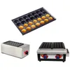 18 Holes / 28 Holes Commercial Takoyaki Machine Maker Nonstick Baking Pan Plate Cast Aluminum Octopus Ball Meatball Cooker Grill T200111