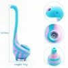 Tuyau en Silicone de 7 pouces | Verre portable, Mini éléphant en forme d'eau de tabac, tuyaux à main en silicone multicolore dinosaure