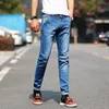 Nouveaux jeans pour hommes de la mode jeans stretch de couleur claire décontracté droite Slim fit multicolore jeans skinny hommes pantalons en denim de coton T200614
