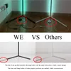 RGB-Eck-Stehlampen, moderne nordische einfache LED-Stableuchten für Wohnzimmer, Schlafzimmer, Atmosphäre, Stehlampe, Innenbeleuchtung, Lieferung durch uns per Luftlinie