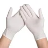 gants en latex blanc