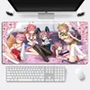Duży Anime Girl The Quintessential Quintuplets Mousepad Gamer Otaku Kawaii XL Podkładka pod mysz Cartoon 60x30 CM Klawiatura Mata LJ201031