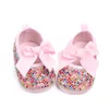 Baby Girls Buty Dzieci Bow Diamond Buty Spring Autumn Noworodki Miękkie przeciw buty przeciw szyku