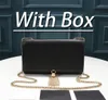 With Box Fashion luxury designer women handbag high quality smooth genuine leather cross body tassel flap bags cowhide black purse tote bag