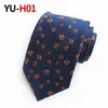 20 Styles Flower Ties for Men Wedding Business Christmas Jacquard Gravatas Silk Ties 8cm Fashion Mens Ties