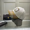 Mode hink hatt bollar mössa för män kvinnor hattar baseball casquettes 6 färg högkvalitativ randbrev beanie sol svart vit kaki