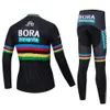 2020 Bora Team Cycling Jerseys bib Cycling Jersey Gel Pad Bike Set Mtb Sobycle Mangas Compridas Ropa Ciclismo Mens Bicycling Wear B2753803