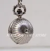 Nouveau Quartz Vintage Petite Boule De Citrouille Collier De Poche Collier Chandail Chaîne Suspendue Montre Bijoux En Gros Cadeau Montre Bronze Couleur Acier