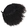 Afro Kinky Curly Drawstring Ponytail pour les femmes noires Raw Indian Human Hair 4C bouclés Kinky Clip dans les extensions de queue de cheval 100g