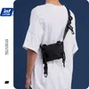 Inflação Mente cintura Bag Streetwear Hip Hop Fashion Fanny Pack Men Men Belt Bag Bag 283ai 201118