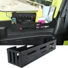 Boîte de rangement multifonction noire, boîte de rangement, support de rangement, organisateur pour Suzuki Jimny 2019 UP, accessoires d'intérieur de voiture