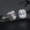 Boucles d'oreilles de créateur de luxe bijoux hip hop femmes oreilles hommes mens diamant mode étouffe de boucle d'oreille glacée