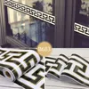 15500cmroll Geometric Pattern Waist Lines Self Adhesive Waterproof Removable Wall Border Stickers for Home Decoration5438256