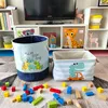 Baby Laundry Basket Cute Dinosaur Foldable Toy Storage Bucket Picnic Dirty Clothes Basket Box Canvas Organizer Cartoon Animal LJ201209