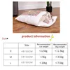 Sac de couchage amovible pour chien, canapé, tapis chaud d'hiver, maison pour chat, petit lit, niche pour chiot, coussin de nid, produits pour animaux de compagnie