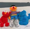 32/50 cm nie original Elmo Big Bird Super Soft Plush Education Creative Doll Doll Special Birthday Prezent dla dzieciaka 220217