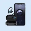 Earphones Bluetooth-Compatible Headphone 9D Earbuds Headsets Wireless Gaming Stereo Sports Waterproof With Microphone Charging352K