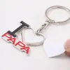 Sublimation Blanks Keychains Metal Festive Party Supplies For Monther's Day Father's Day Gift I LOVE MOM PAPA