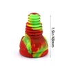 Colorful Silicone Abelha Bowls Juntas Masculino Silicone Glass Bowl para Dry Herb Tobacco Bowls Ash Catcher para tubos de vidro Bongs água Oil Rig