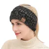 DHL gratis verzending haarband kleurrijk gebreide haakhaakhoofdband winteroor warmer elastische haarband brede haaraccessoires caps hoeden