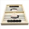 WholeFoosball Games Super Winner Sling Puck Game Fun Toys BoardGame Tisch Desktop Battle 2 in 1 Eishockeyspiel Spielzeug für Adu9123873