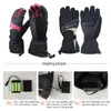 Gants de moto chauds d'hiver gants chauffants imperméables USB Rechargeable Ski motoneige équitation chauffage1