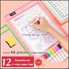 Filing Supplies Products Office & School Business Industrial Childrens Erasable Document Bag Dry Erase A4 Pen Control Training Pattern Stude