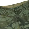 Camouflage Camo Cargo Shorts Men Mens Casual Male Loose Work Man Militär Kort Byxor Plus Size 29-44 220301