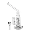 Dicke Basis Glas Bong Birdcage Tube Bongs Sprial Perc Dab Rig Bong Wasserpfeife 24mm Joint Recycler Shisha Bubbler Zubehör