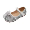 أحذية الأطفال الربيع الجديدة و Autunm for Bow Girls Wedding Party Princess Shoes Toddler Girl Shoes #26-35