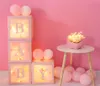 Przezroczysta niespodzianka Baby Balloon Prezent Wrap Opakunek Wedding Birthday Party Decoration Reklama List Balloons Box