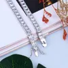 Fashion Fashion Classic Tennis Bracelet Jewelry Design Белый ааа -кубический циркониевый браслет застежки цепь 18 тыс. Золотого размера 8 дюймов для мужчин BR1800143