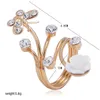 Ringar 2021 Vackra ädelstenförlovningsringar Alloy Diamond Ring Luxury Designer Kvinnsmycken Tillbehör för festflicka3849795