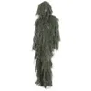 Jaktuppsättningar 3D Universal Camouflage Suits Woodland Clothes Justerbar storlek Ghillie Suit for Army Outdoor Sniper Set Kits1238Z