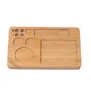 255cm16cm2 Bamboo Wooden Grinding Tray Joint Smoking Accessories Table Paper Multipurpose Herb Tobacco Rolling Trays6859740