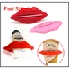 Zahnbürstenhalter Mode Tragbare Badezimmerprodukte Lip Kiss Dispenser Zahnpasta Squeeze Lippen zum Extrudieren von Toothpa Qylsja Packing2010