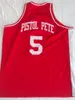 Pete Maravich #5 Daniel High School Basketball Jersey Ed Red Blue Any Size 2xs-3xl 4xl 5xl Retro Vest Jerseys