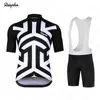 Racing Sets 2022 Ralvpha Cycling Jersey Set Short Sleeve Men Road Bike Mountain Mtb Pro Team Bicycle Cycle Clothing Maillot