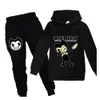 Findpitaya nieuwe hoodies jas Bendy sweatshirt en broek voor kinderen 2010316006793