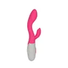 NXY Vibrateurs Silicone Sex Toys G Spot Clitoris Stimulateur Double Tête Vibrateur Gode Électrique Baguette Machine de Massage pour Femmes 0104