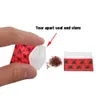 Red Mini Miniature Zip Grip Plastic Packaging Bags Food Candy Jewelry Resealable Bag Thick PE Self Sealing Small Package Storage G7973136