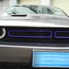 Anello decorativo per griglie anteriori in rete anteriore per auto viola per Dodge Challenger 2015 UP Car Styling accessori per interni auto