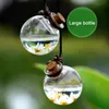 Car Hanging Perfume Pendant Fragrance Air Car-styling Empty Glass Bottle Flower Freshener For Essential Oils Diffuser Ornaments