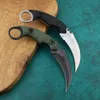 Lame fixe auto-d￩fense Karambit CS GO couteau ￠ griffes de sauvetage couteaux couteau de chasse couteau de survie militaire tac