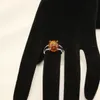 2022 mode personnalité charme filles bague de mariage ovale cristal Amber Stone or / bague en argent de qualité supérieure adaptée aux fabricants de cadeaux de fête de Noël en gros